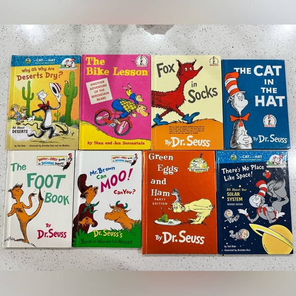 Dr. Seuss Children's Book Collection - 8 Books - Picture 1 of 9